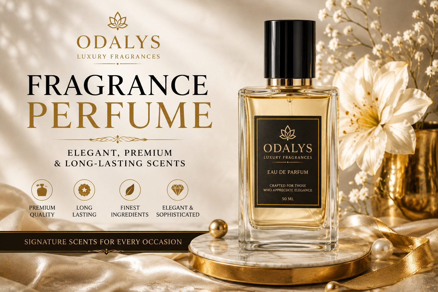 Fragrance Perfume | Elegant, Premium & Long-Lasting Scents - Odalys