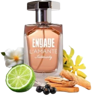 Engage L'amante Intensity Eau De Parfum for Women, Woody Fragrance Scent, Premium